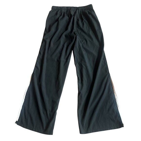 Jason Wu Black Flare Leg Pants White Side Stripe Accents Split Size Small Womens - Picture 6 of 11